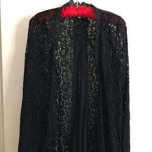 Peach Love California Lace Cardigan. Size Small.